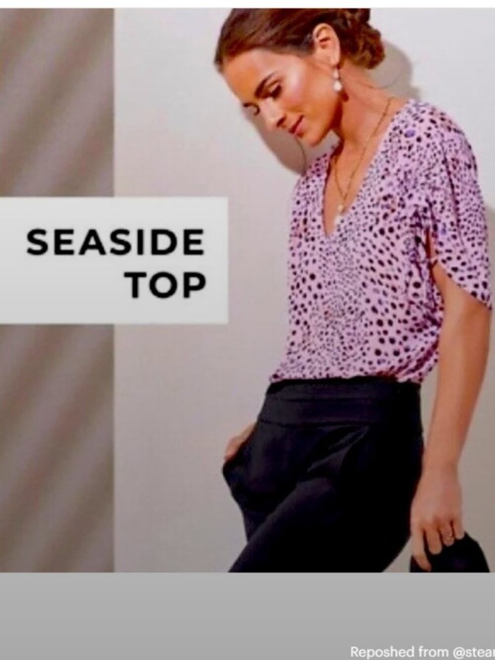 CAbi Seaside Top - Size S